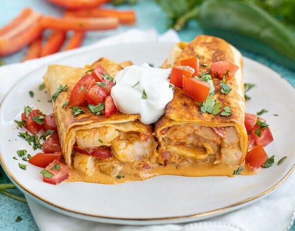 shrimp chimichanga