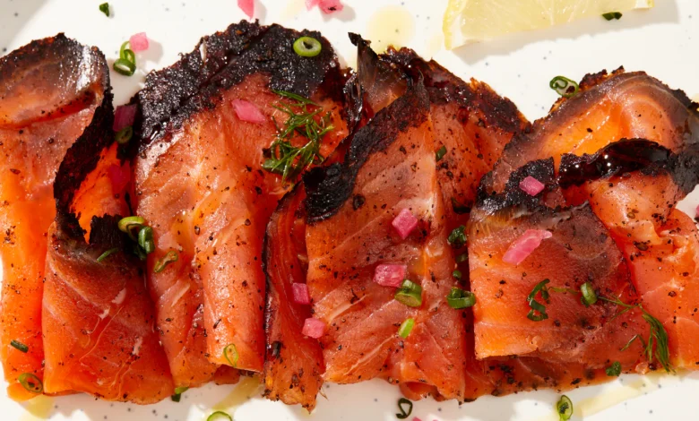 pastrami style smoked salmon fresh shipped